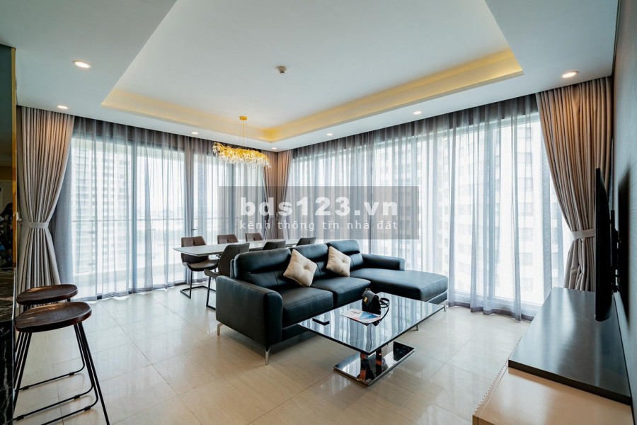 Cần bán căn hộ 3 pn, dt 124m2, tại Diamond Island, view trực diện sông Sài Gòn, Bitexco, full nội thất cao cấp