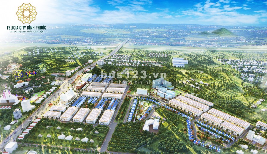 Bán dãy shophouse giai đoạn F0 khu đô thị Felicia giá chỉ từ 8 triệu/m2, full thổ cư