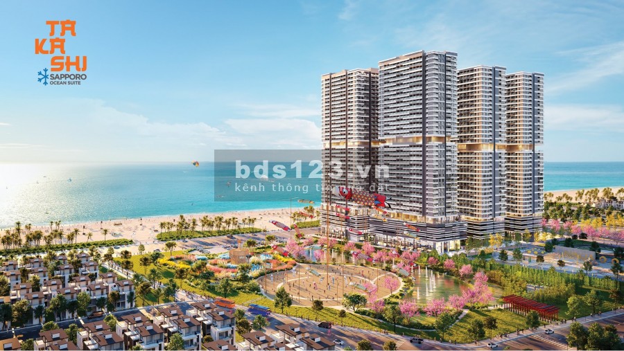 Căn hộ biển sở hữu lâu dài giá chỉ 1tỷ390 tại TP. Quy Nhơn, chung cư Takashi Ocean Suite
