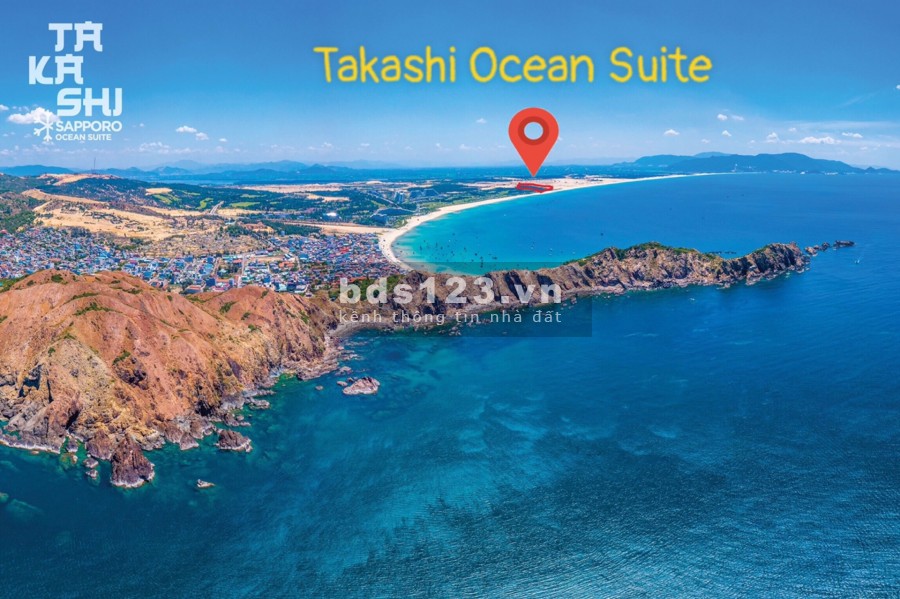 Dự án Takashi Ocean Suite Kì Co - Quy Nhơn căn hộ nghỉ dưỡng view biển, giá 1.39 tỷ