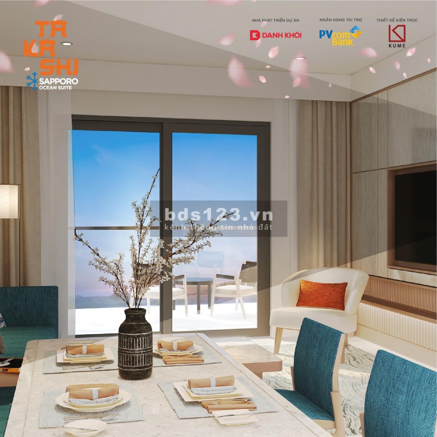 Căn hộ nghỉ dưỡng cao cấp view biển mang đậm phong cách Nhật Bản, giá bán 1.39 tỷ