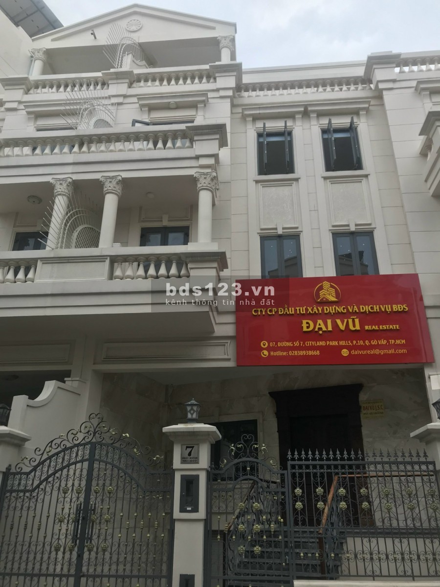 Cho Thuê Nhà Cityland Park Hills, Quận Gò Vấp, DT: 7x20m, 3 lầu sàn thiết kế trống suốt