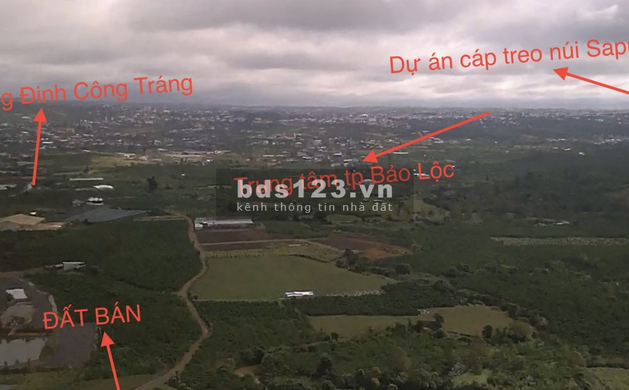 Cần bán nhanh lô đất 300m mặt tiền đường Xã Lộc Châu tp Bảo Lộc