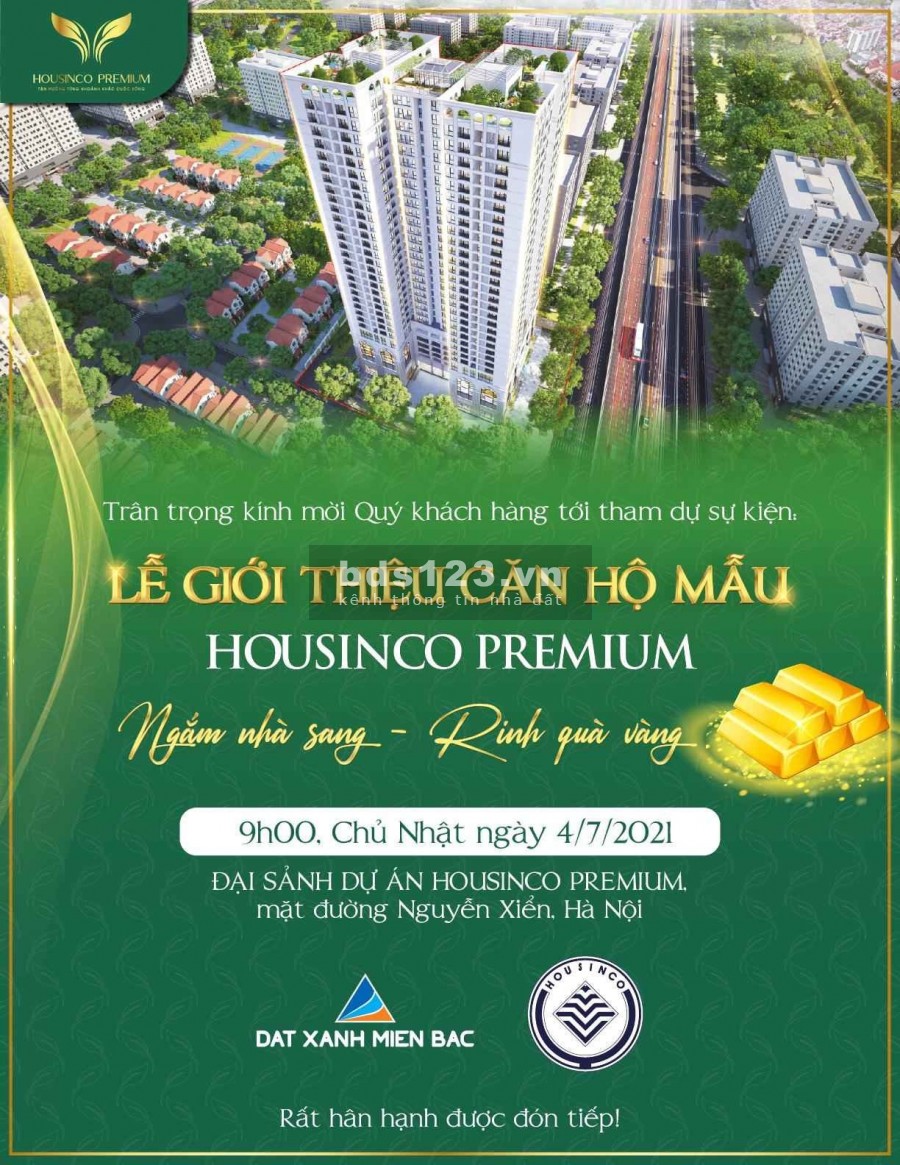 Căn hộ đường Nguyễn xiên. Housinco, sảnh chờ tiêu chuẩn khách sạn 5 sao.
