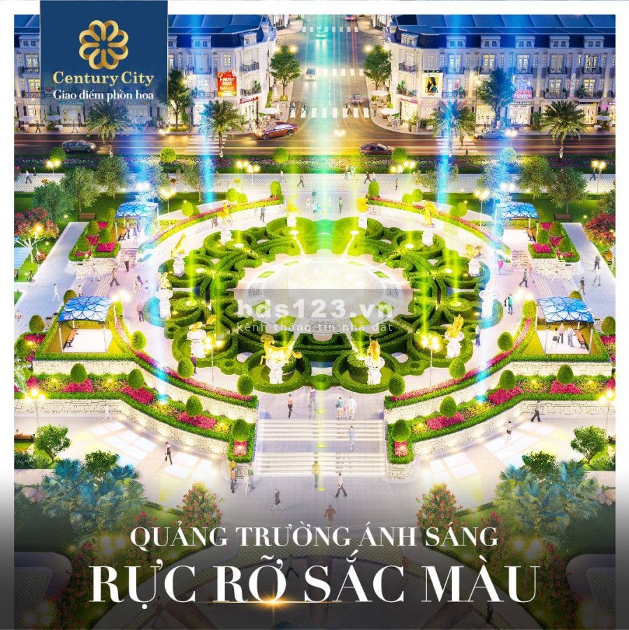 Chuẩn sống đỉnh cao, đầu tư bền vững tại đô thị sân bay Century City, sổ sẵn