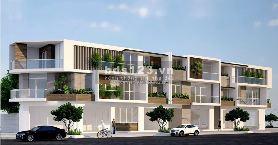 Nhà phố thương mại. 4 tầng xây thô VCN Phước Long. 2, giá bán 5.5 tỷ, lhcc