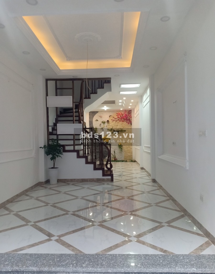 Nhà mới Bồ Đề ngõ thông ô tô đỗ cửa mặt tiền rộng giá bán 4.05 tỷ