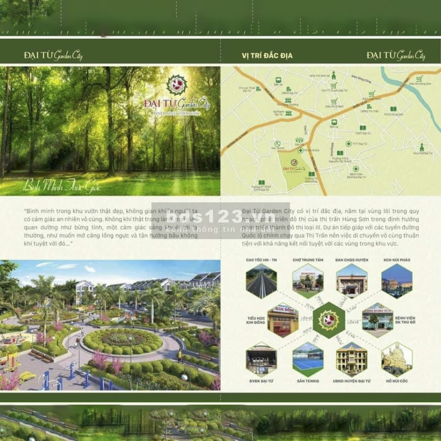 Đất nền dự án đại từ Garden City Thái Nguyên đã có sẵn sổ đỏ