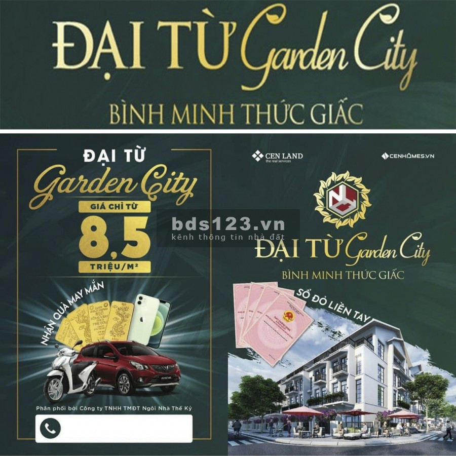 Đất nền dự án đại từ Garden City Thái Nguyên đã có sẵn sổ đỏ