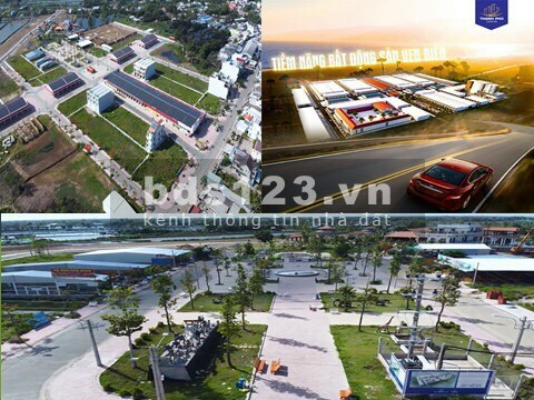 Bán đất dự án thạnh phú center 100% thổ cư, sổ hồng riêng, giá 12 triệu/m2