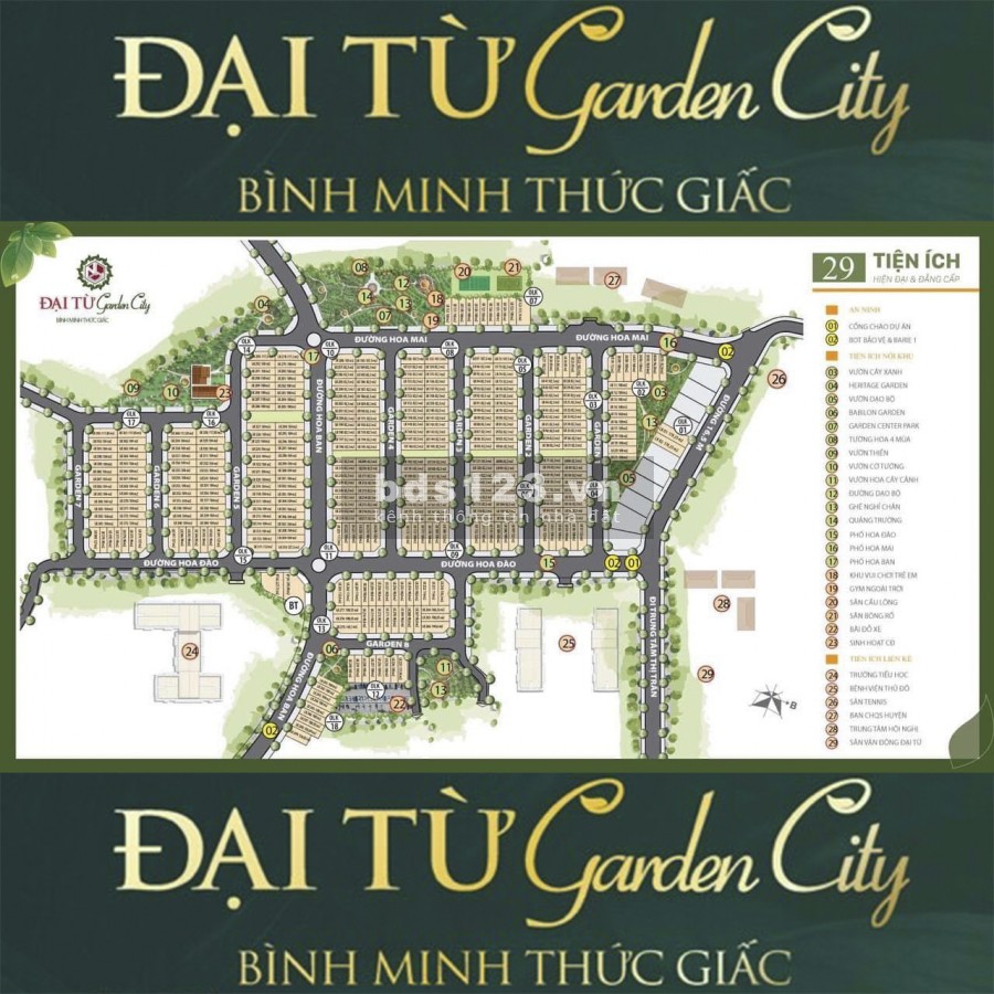 Đất nền dự án đại từ Garden City Thái Nguyên đã có sẵn sổ đỏ