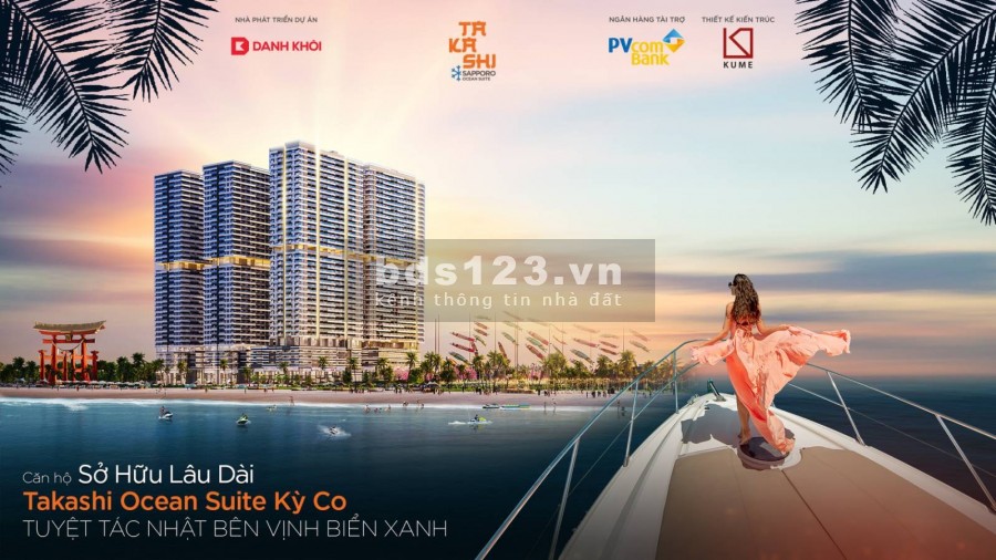 Takashi Ocean Suite Kỳ Co Quy Nhơn căn hộ nghĩ dưỡng Nhật Bản, giá 30 triệu/m2