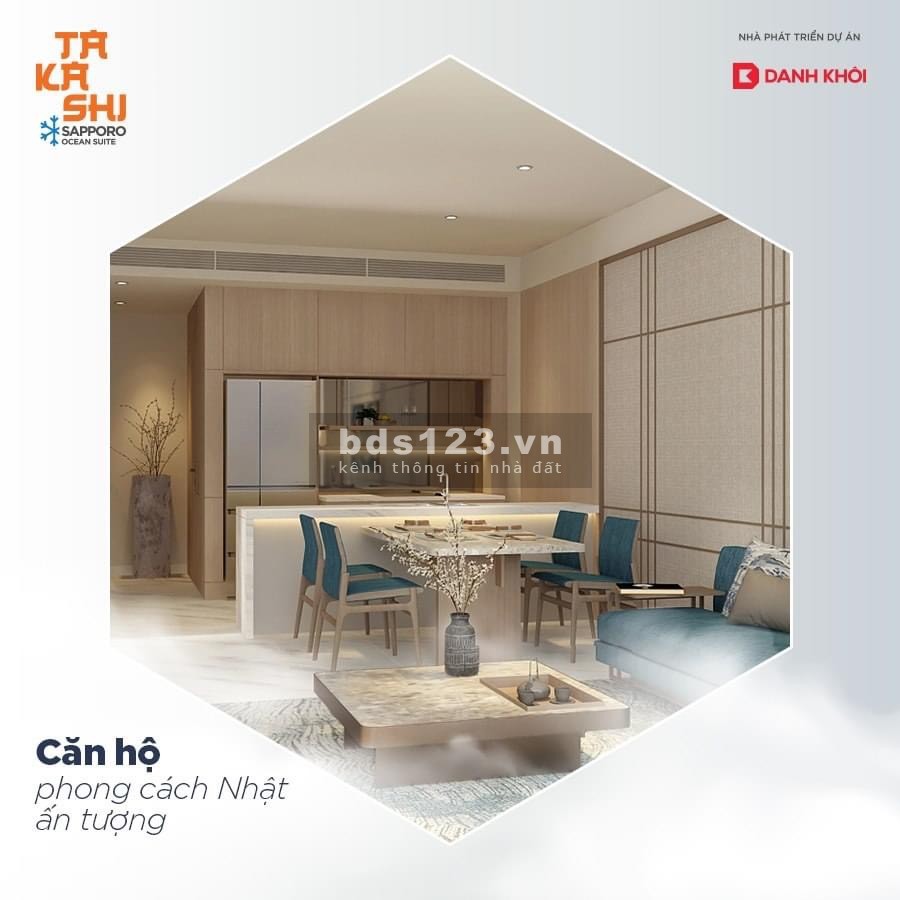 Takashi Ocean Suite Kỳ Co Quy Nhơn căn hộ nghĩ dưỡng Nhật Bản, giá 30 triệu/m2