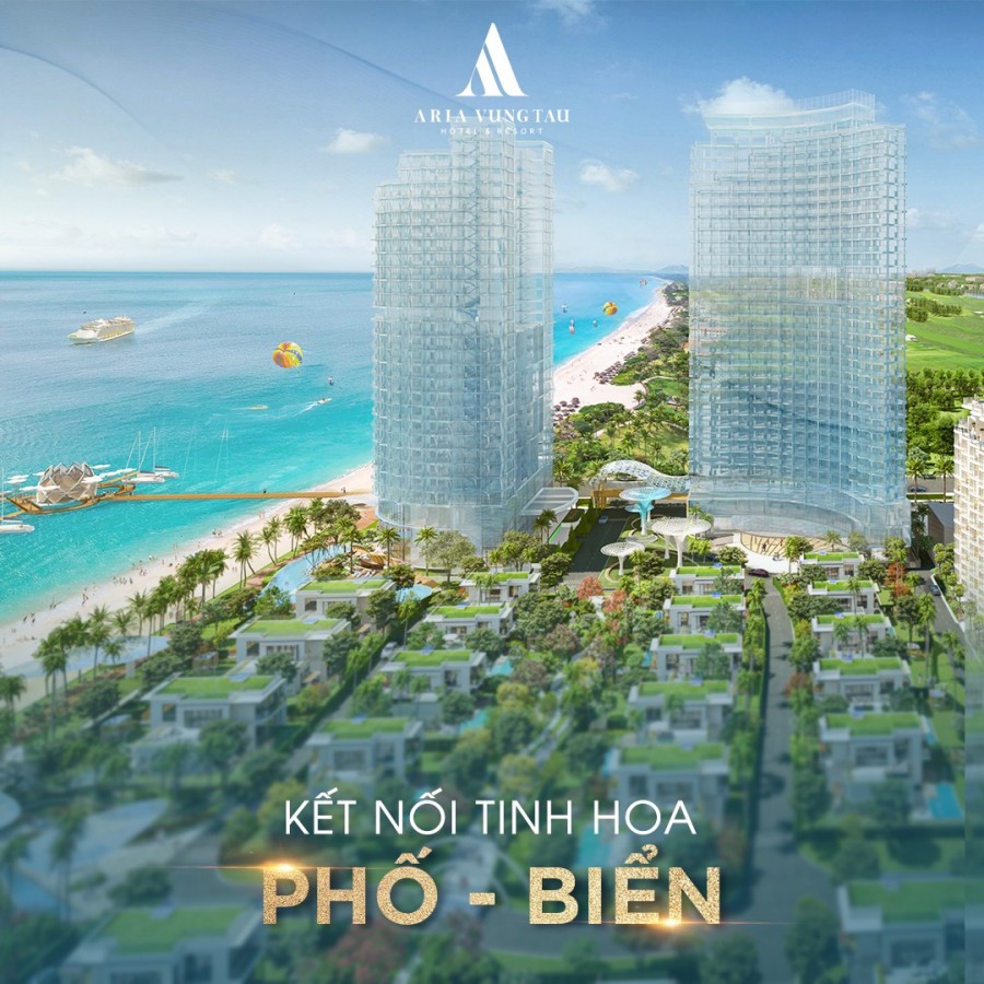 Mua ARIA Vũng Tàu nhận nhiều ưu đãi giá chỉ từ 36 triệu/m2, bàn giao nội thất full