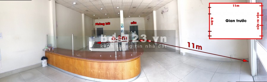 Cho thuê nhà mặt tiền 7x20M - 621 Hồng Bàng, P6, Q6. (Chính chủ)