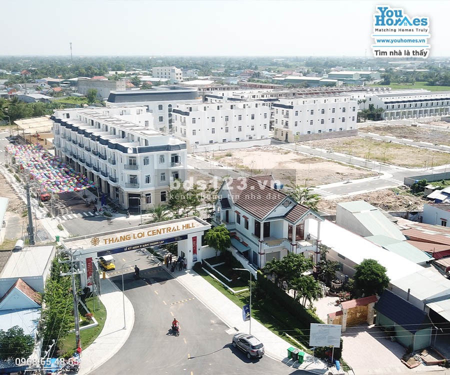 Bán nhà phố 1 trệt 2 lầu KDC Thắng Lợi, 75m2, giá chỉ 2 tỷ250, SHR sang tên CC ngay