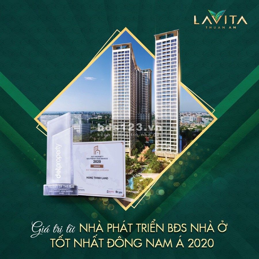 Chỉ với 500 triệu sở hữu ngay căn hộ cao cấp Lavita Thuận An, chiết khấu 8%