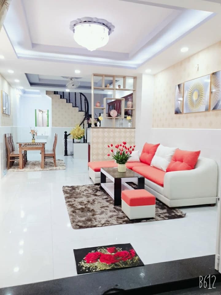Nhà 4 phòng ngủ lớn, dt 51m2, 4 tầng, giá 4.85 tỷ Quang Trung, p10, Gò Vấp