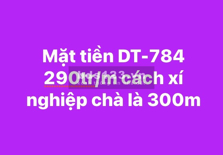 Bán đất khu công nghiệp Chà Là Tây Ninh, mặt tiền đường nhựa xe qua lại