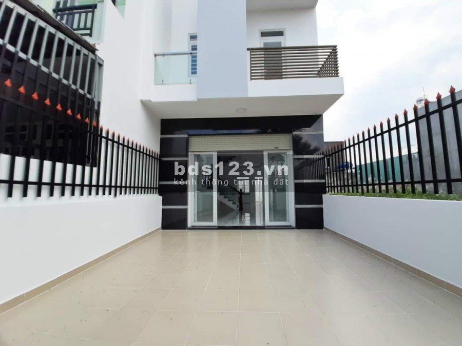 Bán nhà 99m2, đường lớn Đinh Đức Thiện, 1 trệt 2 lầu kiên cố sổ hồng riêng, lh 0968950815