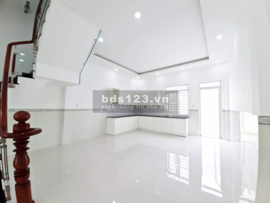 Bán nhà 99m2, đường lớn Đinh Đức Thiện, 1 trệt 2 lầu kiên cố sổ hồng riêng, lh 0968950815