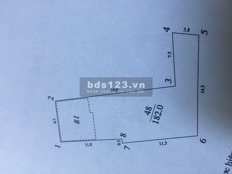 Chính chủ bán lô đất hơn 182m Phú Thượng Tây Hồ HN phù hợp xây CCMN, VP,