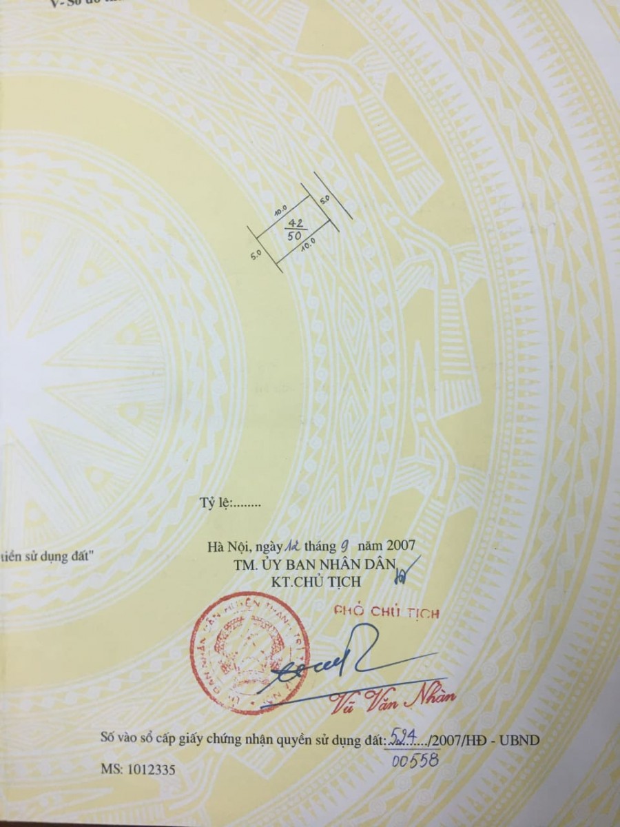 Bán đất Triều Khúc, Thanh Xuân, dt 50m2, mt 5m, sổ vuông đét, 2 mặt ngõ ô tô, giá chỉ 3.5 tỷ. LH 0966456918