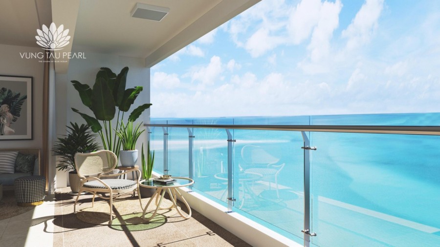 Vũng Tàu Pearl, căn 1PN view biển, chiết khấu 50 triệu + 410 triệu + 1 chỉ vàng