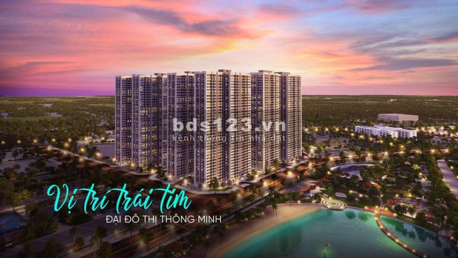 Imperia Smart City căn hộ 2PN+1(2 WC) lô góc tầng thấp giá chỉ từ 2.6 tỷ hướng mát, view đẹp nhất