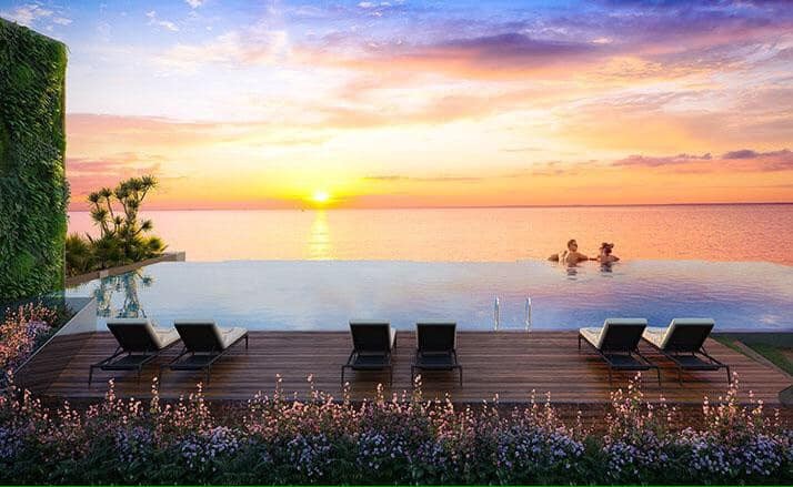 Vũng Tàu Pearl, căn 1PN view biển, chiết khấu 50 triệu + 410 triệu + 1 chỉ vàng