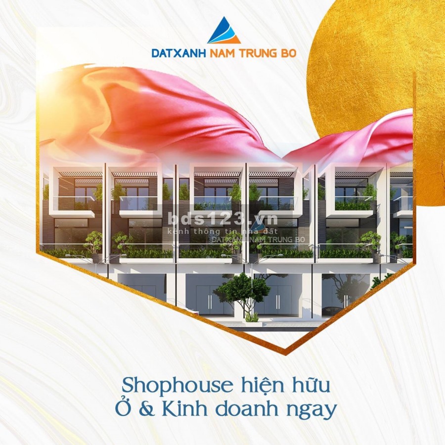 Shophouse 5,5 tỷ/căn 4 tầng hoàn thiện mặt ngoài trung tâm thành phố Nha Trang
