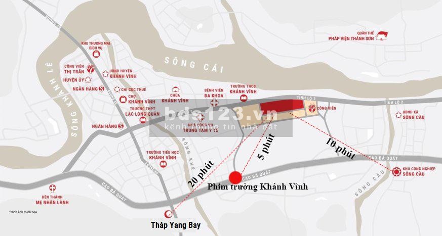 Chỉ với 710 Triệu sở hữu ngay 155m2 đất sổ đỏ liền kề CCN Sông Cầu, Khánh Vĩnh