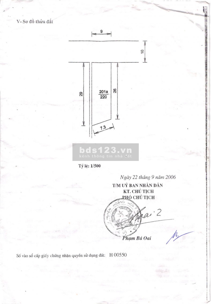 Đất thổ cư Ven biển Hải Tiền Thanh Hóa, dt 220m2 - 9m mặt tiền miễn trung gian