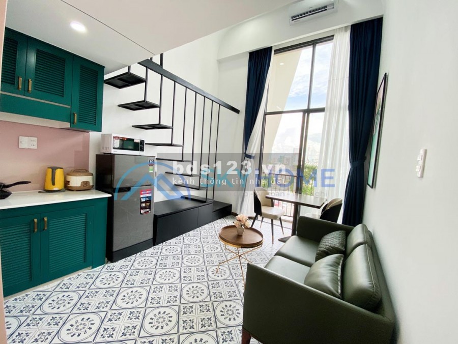 Cho thuê căn hộ có gác mới 100% ở gần chợ Bà Chiểu Bình Thạnh, giá 5 triệu/tháng