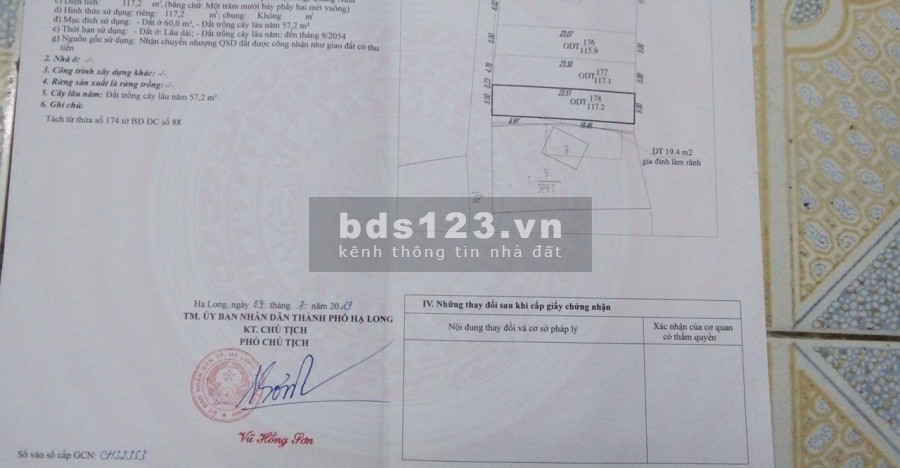 Sổ đổ chính chủ bán lô đất 117m2 Chợ Hải Sản gần bệnh viện Sản Nhi