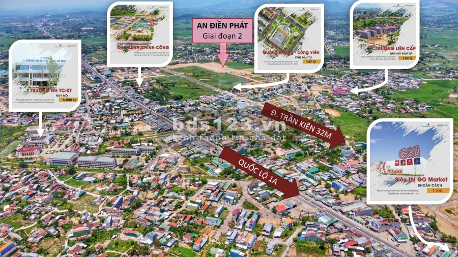 Bán Đất Trung Tâm Hành Chính Quảng Ngãi Chiết Khấu 5% giá chủ đầu tư