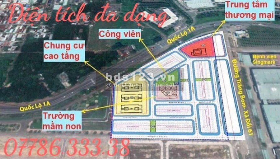 Bán nhà liền kề khu đô thị Bàu Xéo, dân cư hiện hữu, giá bán 1.2 tỷ, lhcc