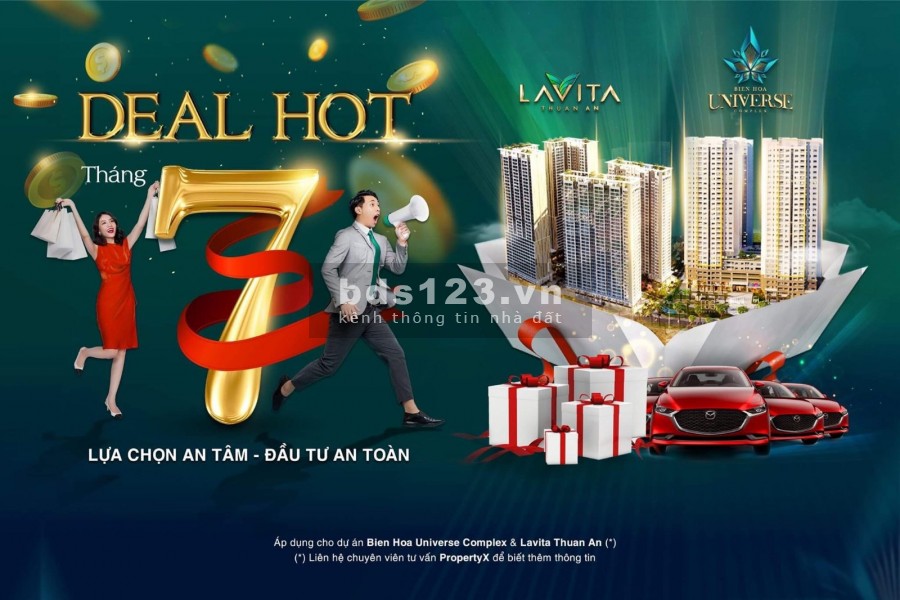 Căn hộ Biên Hoà Universe cheiét khấu 5%/căn, trả góp 1%/tháng, ngân hàng hỗ trợ vay