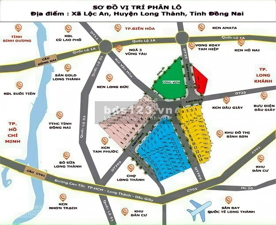 SHR thổ cư liền kề TĐC Lộc An, sân bay Long Thành giá 17,5tr DT 120m2