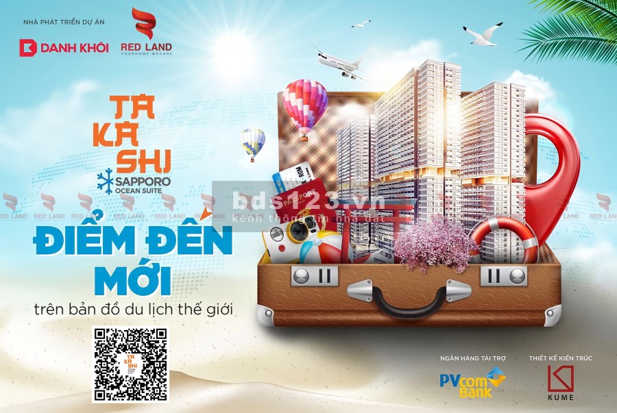 Căn hộ Takashi Ocean Suite Kỳ Co Quy Nhơn, ngân hàng hỗ trợ 75%