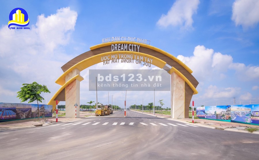 Bán đất KDC The Sun Lai Uyen Bàu Bàng, Bình Dương, đã có sổ hồng dt 80m2 giá 880 triệu/nên