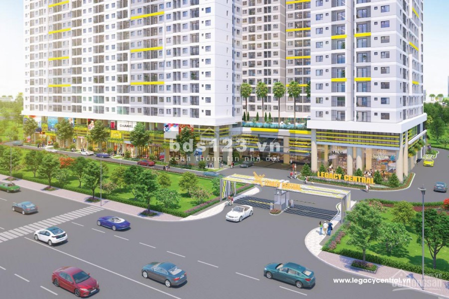 Căn hộ thành phố Thuận An Legacy Central Kim Oanh Group nhà thầu Hòa Bình