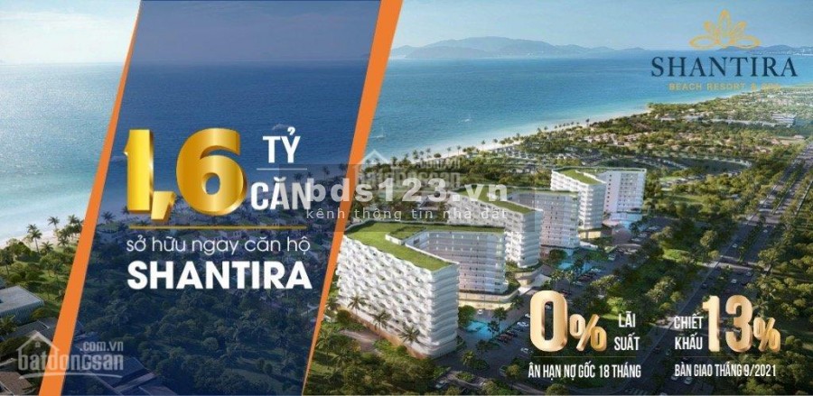 Bán Căn Hộ Resort Shantira Beach & Spa Hội An giá chỉ từ 1,6 tỷ/ căn. Liên hệ sdt 0919073782