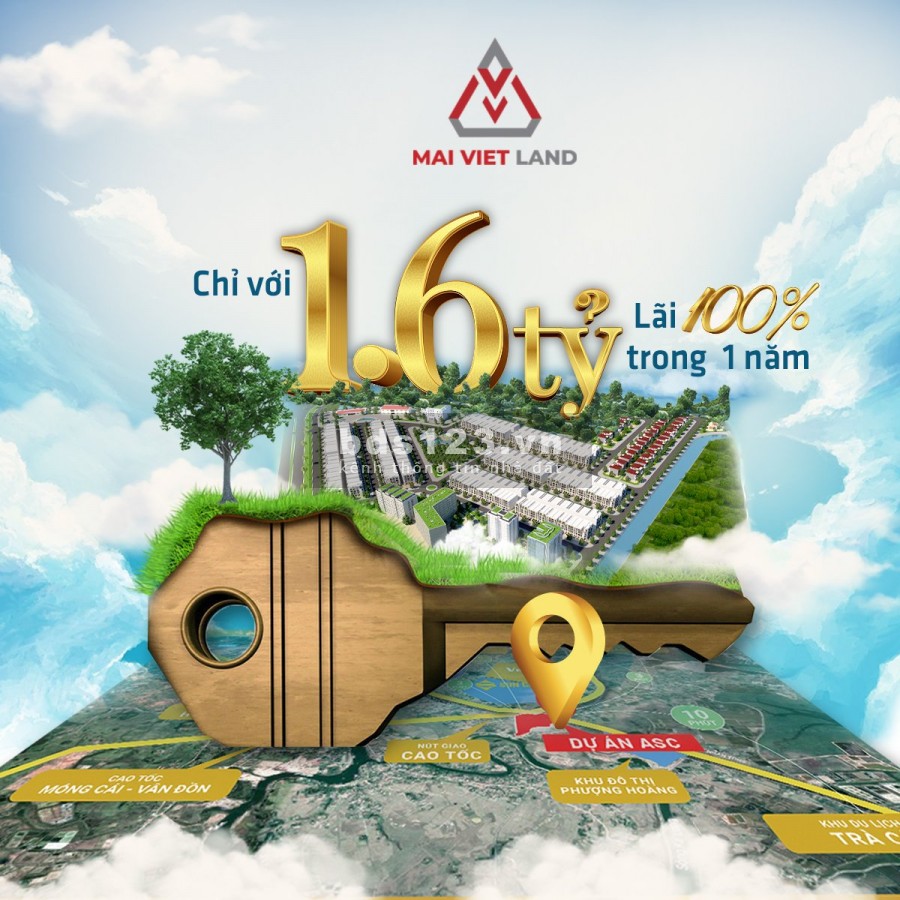 Đón sóng hạ tầng cao tốc Vân Đồn-Móng Cái dự án đất nền ASC Móng Cái đã có sổ không phải xây giá đầu tư