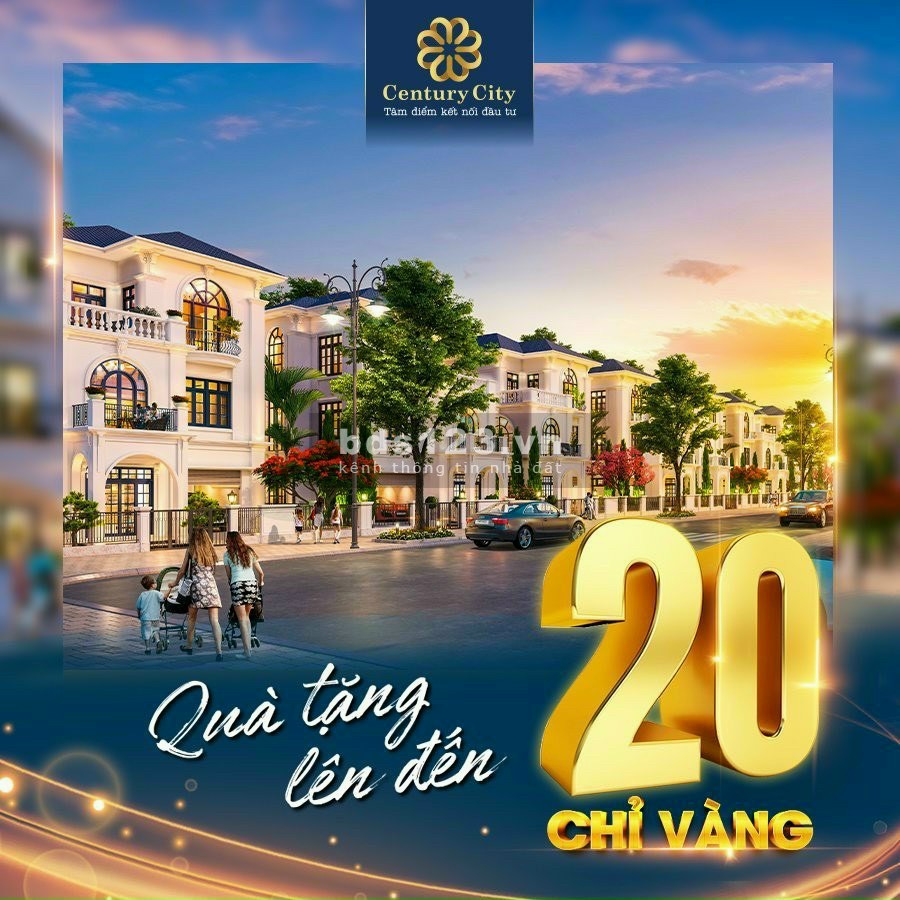 Biệt Thự đơn lập tại Khu đô thị Century City, Thiết kế sang trọng, đẳng cấp Châu Âu, sân vườn rộng rãi
