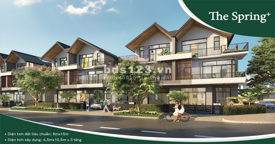 Biệt thự ven hồ chỉ 1.68 (30%) cách trung tâm thị trấn Long Thành chi 1 km, lhcc