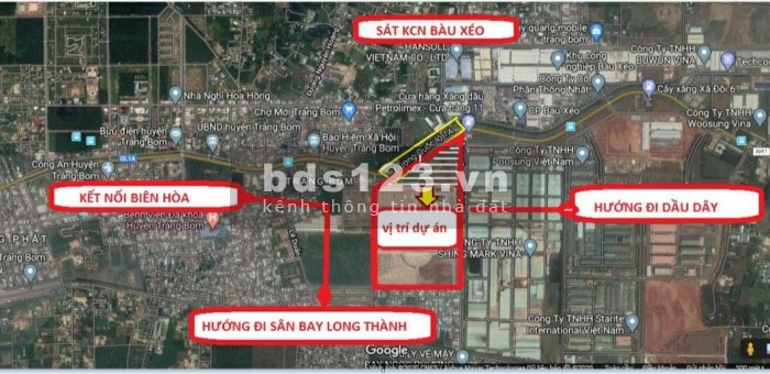 Bán đất khu đô thị Bàu xéo - Đồng Nai với hàng loạt ưu đãi