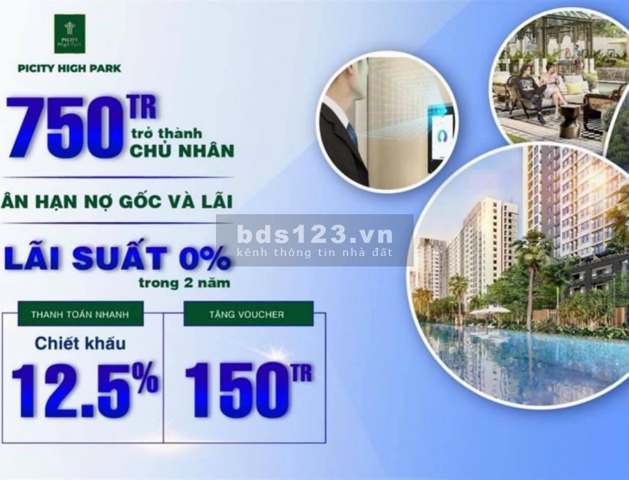 Căn hộ thông minh quận 12 trả góp chỉ 750 triệu chia thành 5 đợt thanh toán
