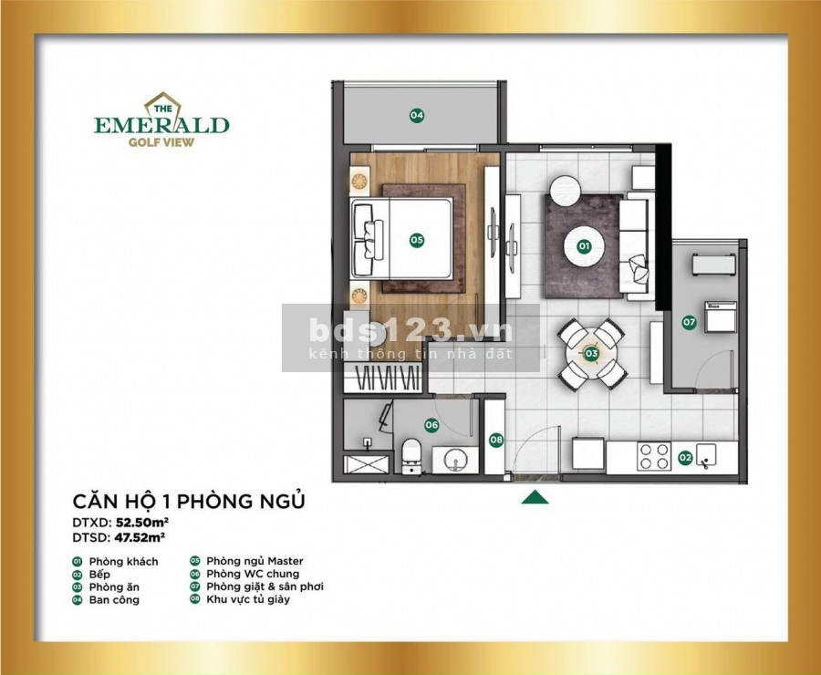 20 căn duy nhất được hưởng chính sách đột phá chỉ thanh toán 100 triệu - The Emerald Golf View