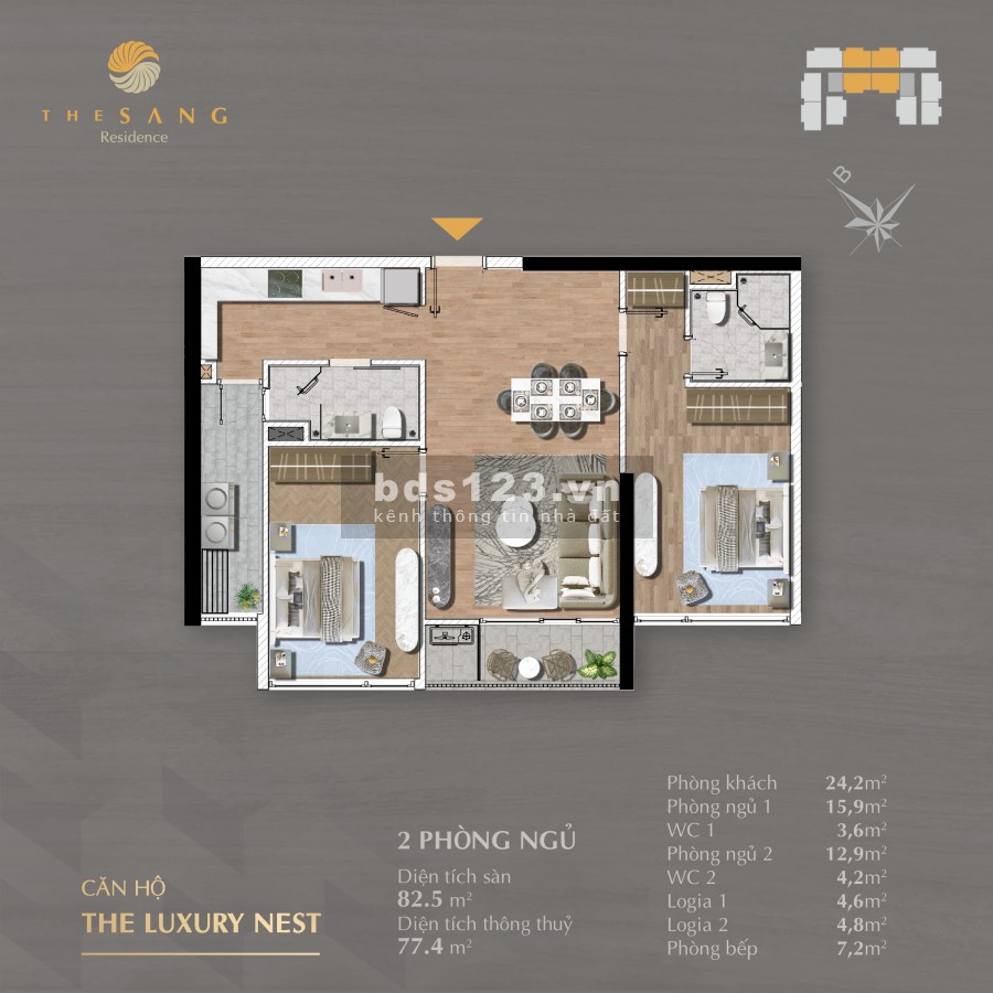 Dự án THE SANG view biển Mỹ Khê. Chung cư cao cấp tiềm năng